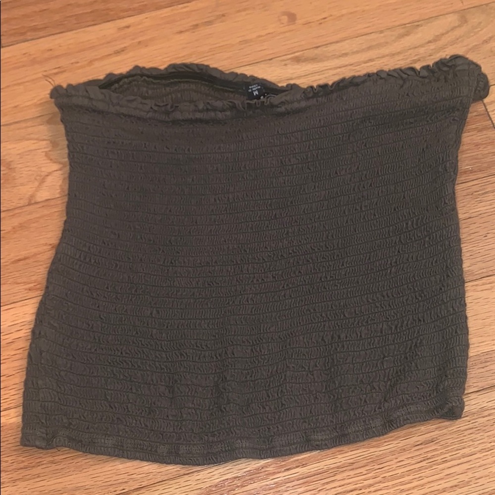 Hunter Green Tube Top - Picture 4 of 5
